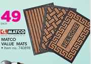 Matco Value Mats-Each