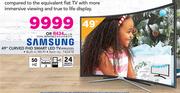 Samsung 49" Curved FHD Smart LED TV 49K6500