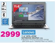 Lenovo 11.6" Intel Atom Notebook Ideapad 100S