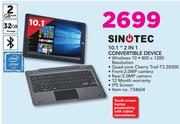 Sinotec 10.1" 2 in 1 Convertible Device