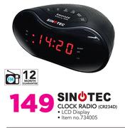 Sinotec Clock Radio CR234D
