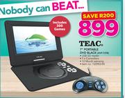 Teac 7" Portable DVD Black DVP-737B