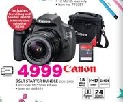 Canon DSLR Starter Bundle EOS1200D