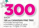 180cm Canadian Tree-Each