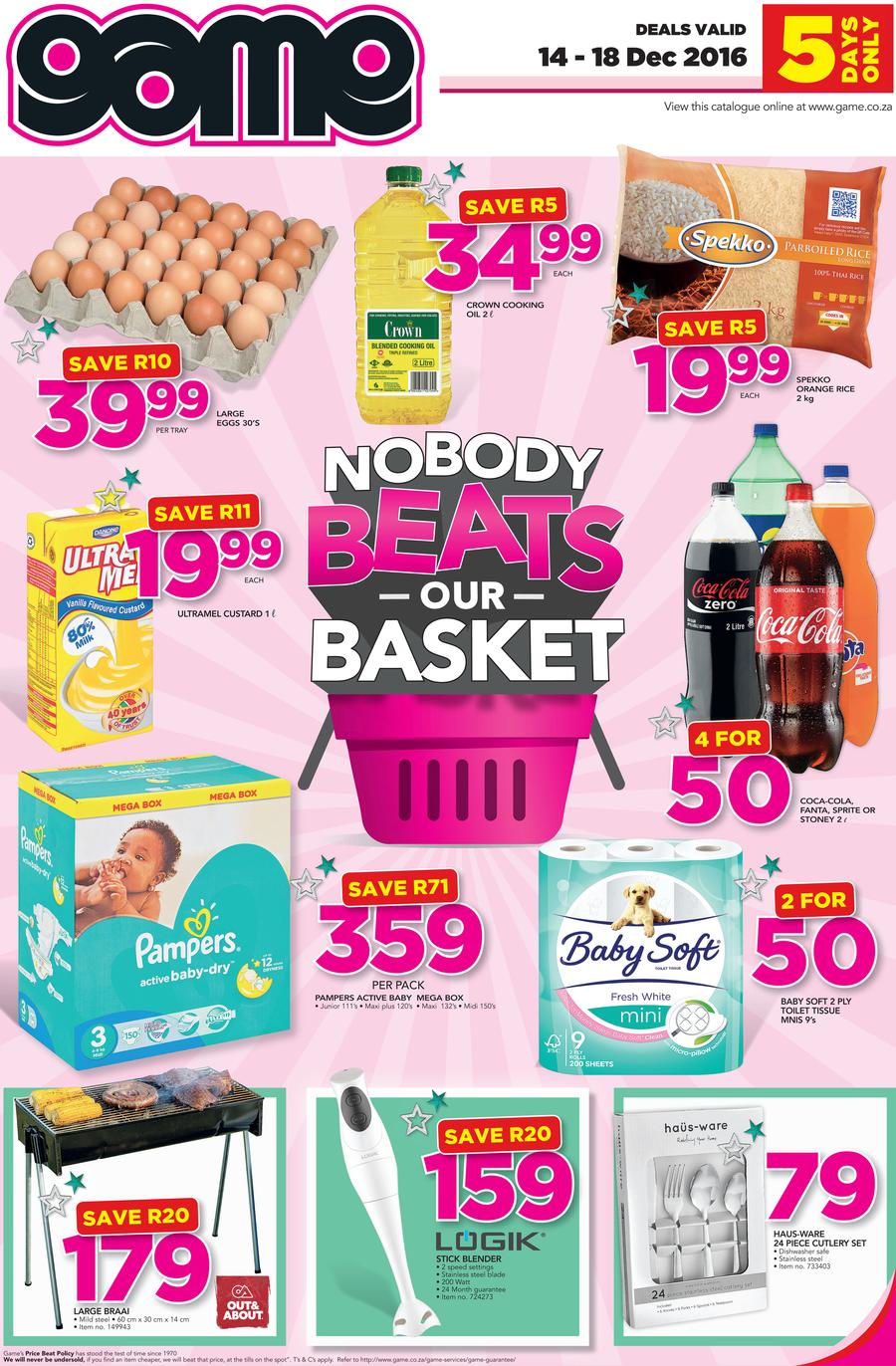 Game Western Cape : Nobody Beats Our Basket