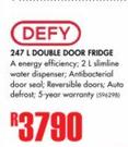 Defy 247Ltr Double Door Fridge