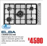 Elba 5 Burner Gas Hob