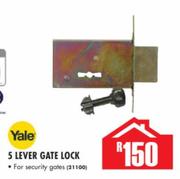 Yale 5 Lever Gate Lock
