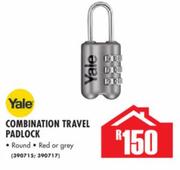 Yale Combination Travel Padlock
