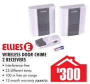 Ellies Wireless Door Chime 2 Receivers