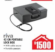 Riva 42cm Portable Lock Box