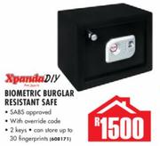 Xpanda Diy Biometric Burglar Resistant Safe