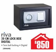 Riva 20cm Lock Box Digital