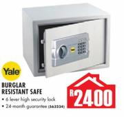 Yale Burglar Resistant Safe