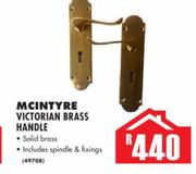 Mcintyre Victorian Brass Handle