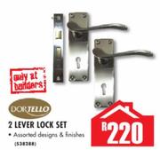 Dortello 2 Lever Lock Set