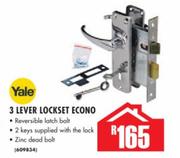 Yale 3 Lever Lockset Econo