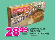 Country Fair Chicken Steaklets Assorted-400g Each