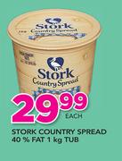 Stork Country Spread 40% Fat Tub-1Kg