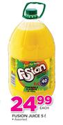 Fusion Juice Assorted-5Ltr