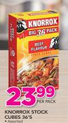 Knorrox Stock Cubes Assorted-36's Per Pack