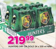 Hunters Dry Or Gold NRB-24 x 330ml Per Case