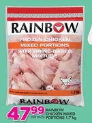 Rainbow Chicken Mixed Portions-1.7Kg Per Pack