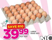 Large Eggs 30's-Per Tray