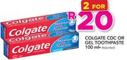 Colgate CDC Or Gel Toothpaste-2 x 100ml