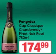 Pongracz Cap Classique Chardonnay/Pinot Noir Rose-750ml