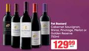 Fat Bastard Cabernet Sauvignon,Shiraz,Pinotage,Merlot Or Golden Reserve-750ml Each