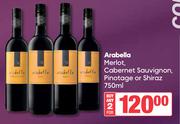 Arabella Merlot, Cabernet Sauvignon, Pinotage Or Shiraz-For 2 x 750ml