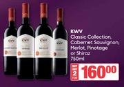 KWV Classic Collection,Cabernet Sauvignon,Merlot,Pinotage Or Shiraz-For 2 x 750ml