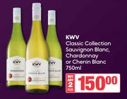 KWV Classic Collection Sauvignon Blanc, Chardonnay Or Chenin Blanc-For 2 x 750ml