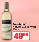 Drostdy Hof Natural Sweet White-750ml