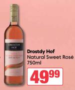 Drostdy Hof Natural Sweet Rose-750ml