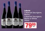 Laborie Cabernet Sauvignon, Merlot/Cabernet Sauvignon,Merlot Or Shiraz-750ml Each