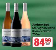 Arniston Bay Sauvignon Blanc, Rose Or Shiraz-750ml Each