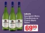 Laborie Sauvignon Blanc, Chardonnay Or Chenin Blanc-750ml Each