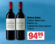 Kleine Zalze Cellar Selection Merlot Or Cabernet Sauvignon-750ml