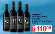 Namaqua Pinotage, Merlot, Shiraz Or Cabernet Sauvignon-For 2 x 750ml