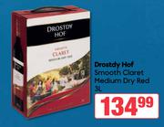 Drostdy Hof Smooth Claret Medium Dry Red-3L