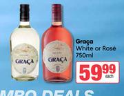 Graca White Or Rose-750ml Each