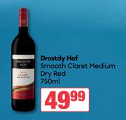 Drostdy Hof Smooth Claret Medium Dry Red-750ml