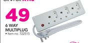 6 Way Multiplug