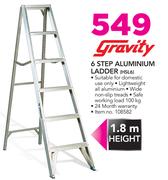 Gravity 6 Step Aluminium Ladder HSL6