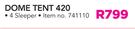 Campmaster Dome Tent 420