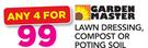Garden Master Lawn Dressing Compost Or Poting Soil-For 4