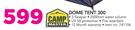 Campmaster Dome Tent 300
