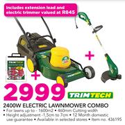 Trimtech 2400W Electric Lawnmower Combo